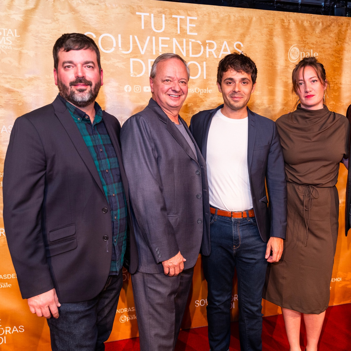 Sur le tapis rouge du film Tu te souviendras de moi