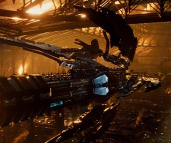 Une scène du film Jupiter Ascending