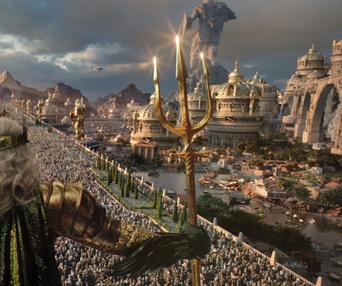 Une scène du film Aquaman