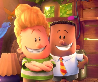 Une scène du film Captain Underpants