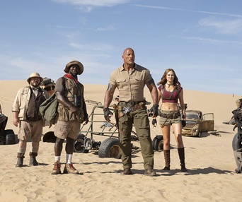 Une scène du film Jumanji: The Next Level