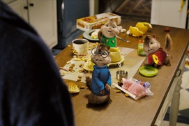 Une scène de Alvin et les Chipmunks Une scène de Alvin et les Chipmunks
