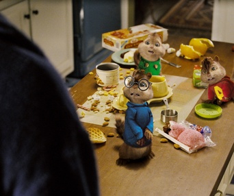 Une scène de Alvin et les Chipmunks