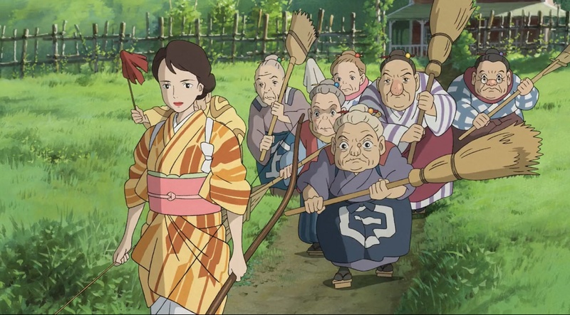 Une scène du film The Boy and the Heron