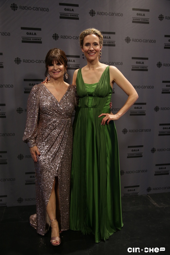 Dans la salle de presse du Gala Québec Cinéma 2019