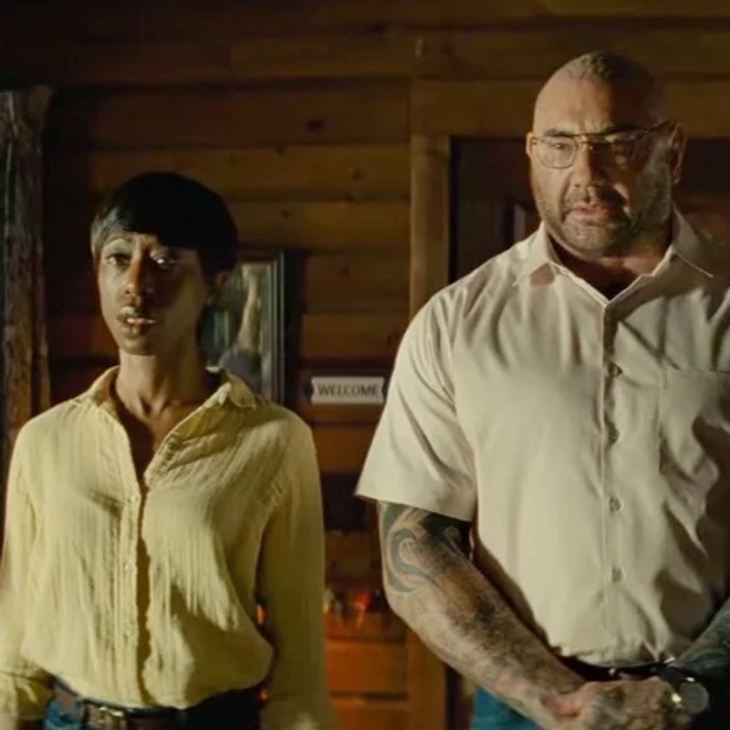 Une scène du film Knock at the Cabin