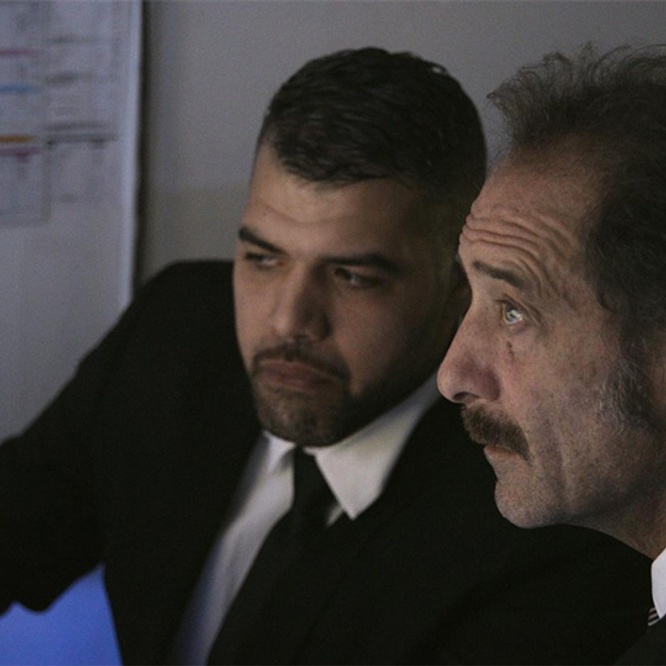 Une scène du film <em>La loi du marché</em>