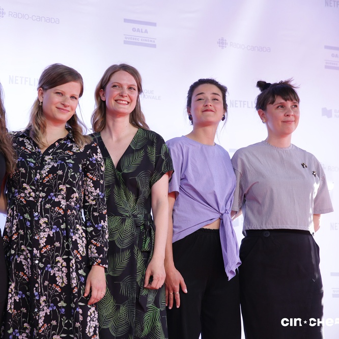 Sur le tapis rouge du Gala Québec Cinéma 2018