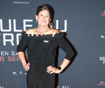 Première du film Seule au front (Out Standing)
