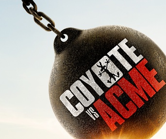 Affiche en anglais du film Coyote vs. Acme