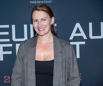 Première du film Seule au front (Out Standing)