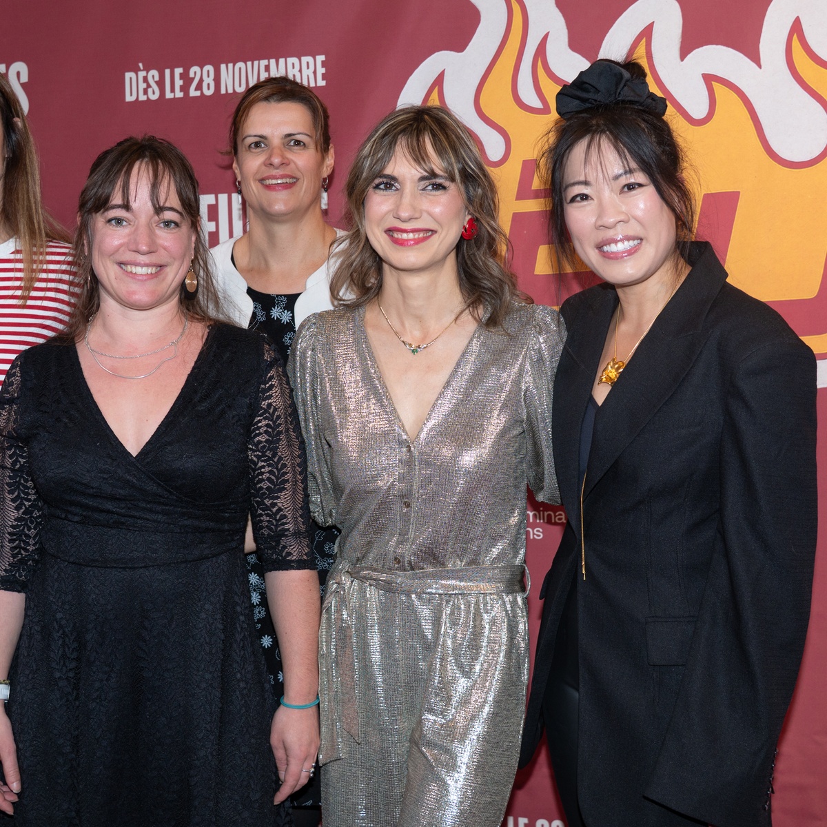 Tapis rouge de la première du film Les Furies