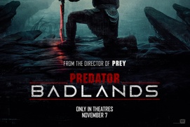 Affiche en anglais du film Predator: Badlands Affiche en anglais du film Predator: Badlands