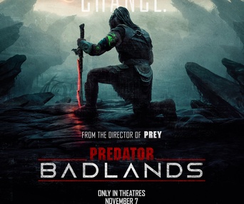 Affiche en anglais du film Predator: Badlands