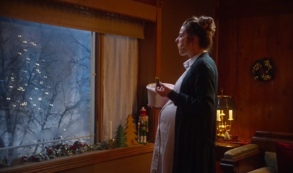 Publicité de Noël d'Ève Côté