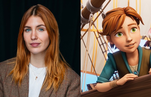 Sophie Nélisse dans Lydia et le vaisseau des tempêtes