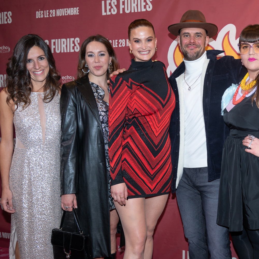 Tapis rouge de la première du film Les Furies