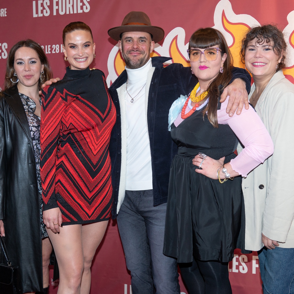 Tapis rouge de la première du film Les Furies
