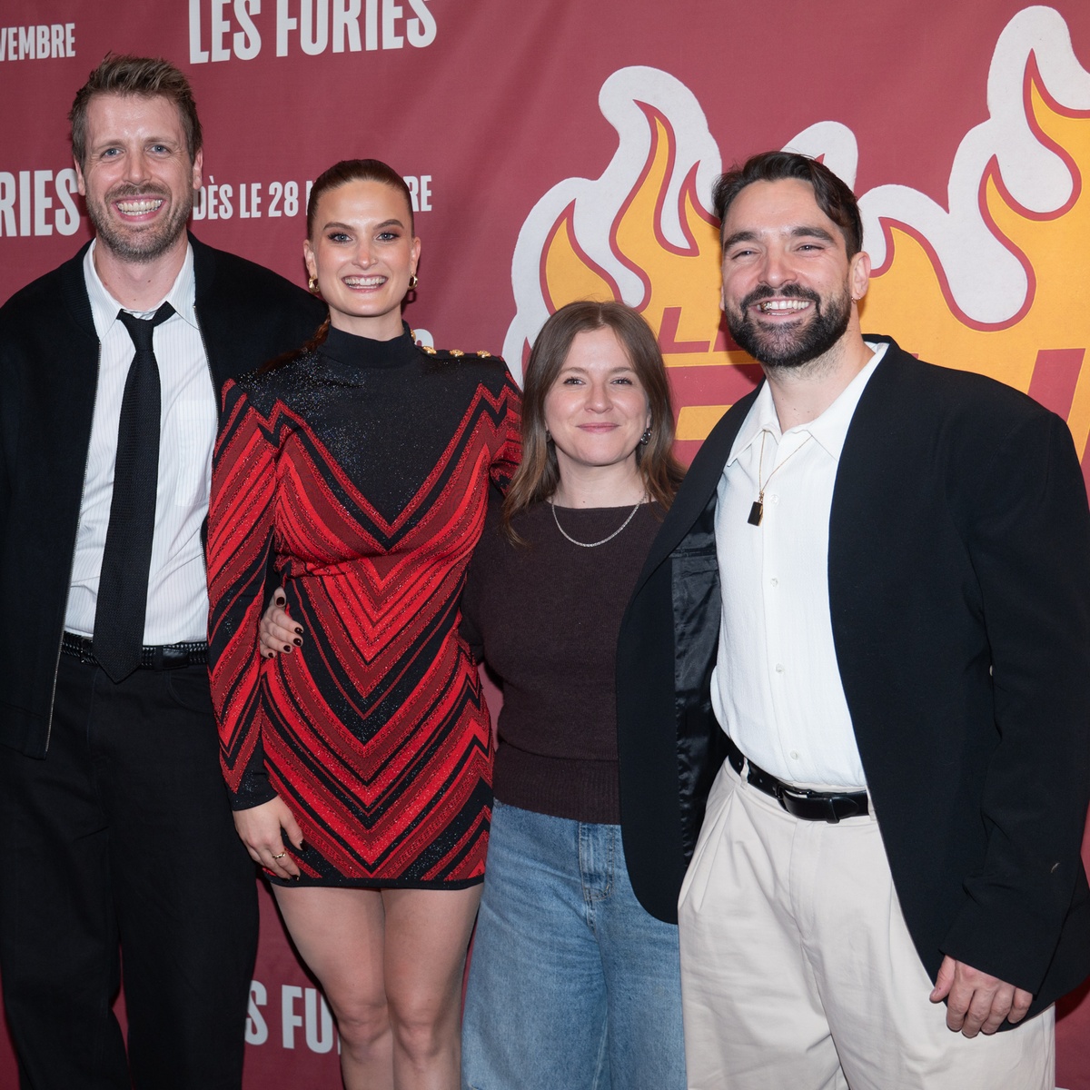 Tapis rouge de la première du film Les Furies