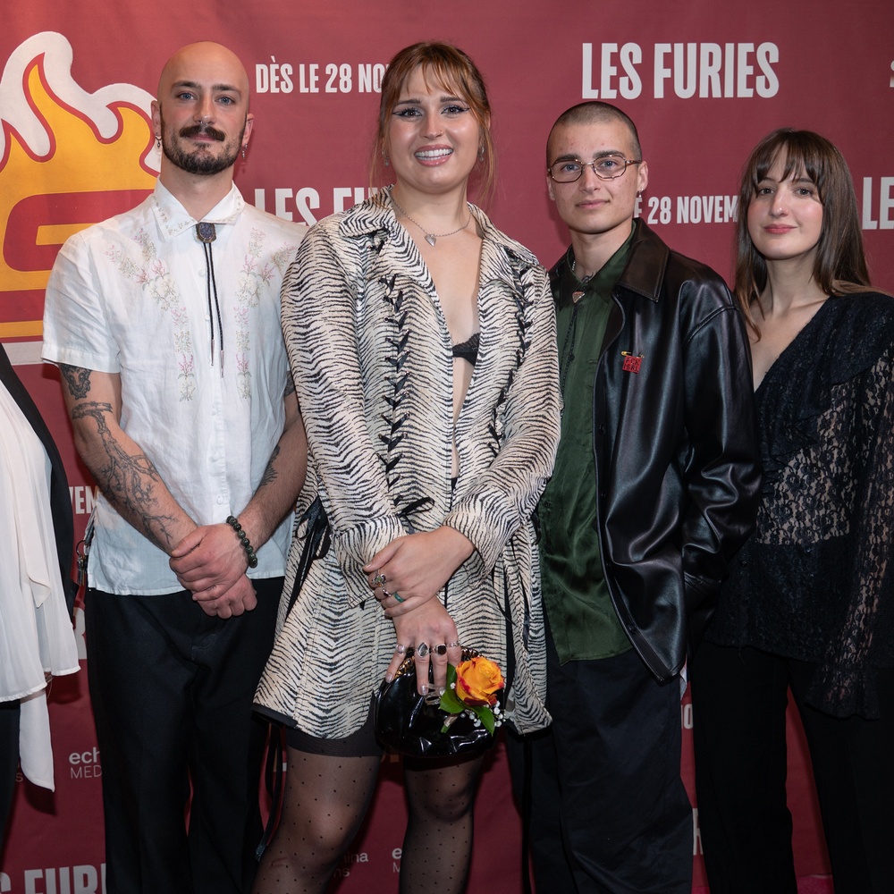 Tapis rouge de la première du film Les Furies