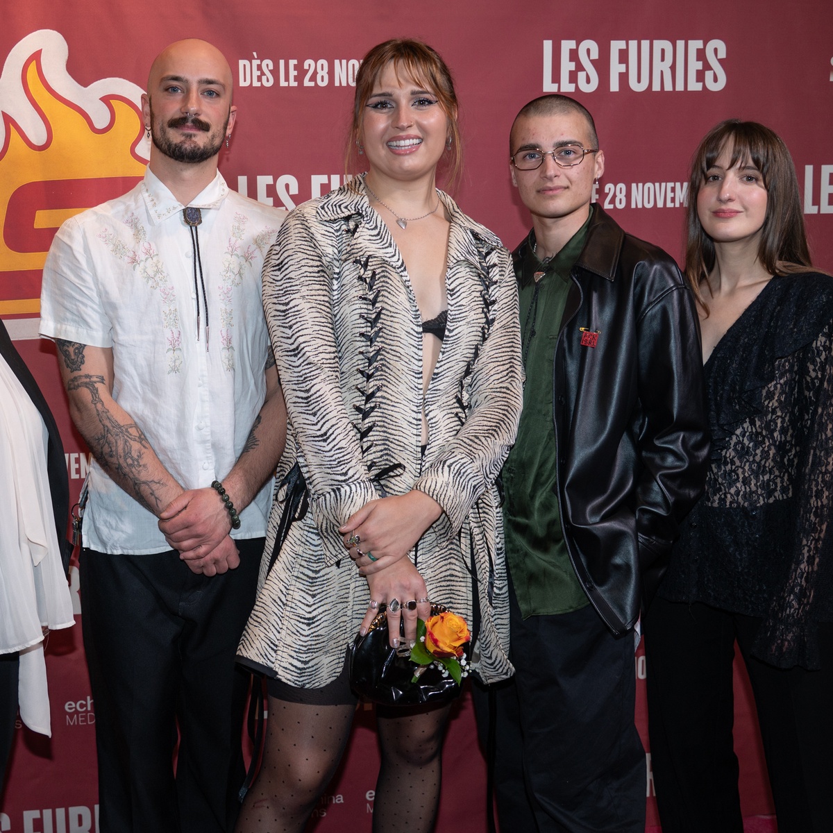 Tapis rouge de la première du film Les Furies