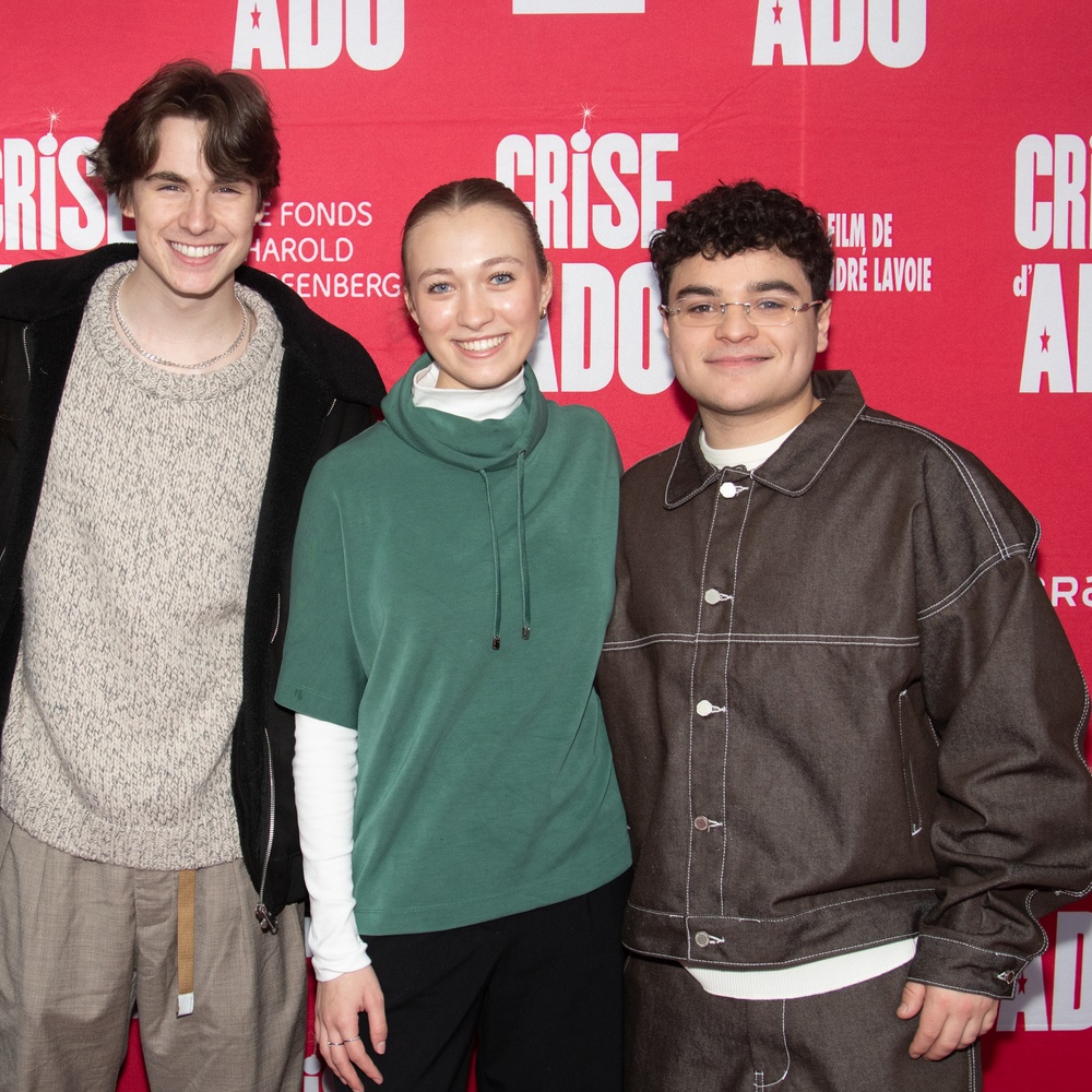 Tapis rouge de la première du film Crise d'ado