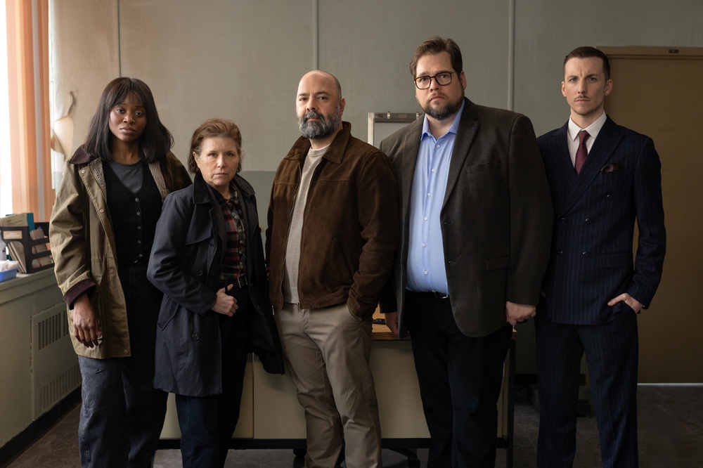 Sur la photo : Schelby Jean-Baptiste, Pascale Montpetit, Mani Soleymanlou, Guillaume Cyr et Pier-Luc Funk